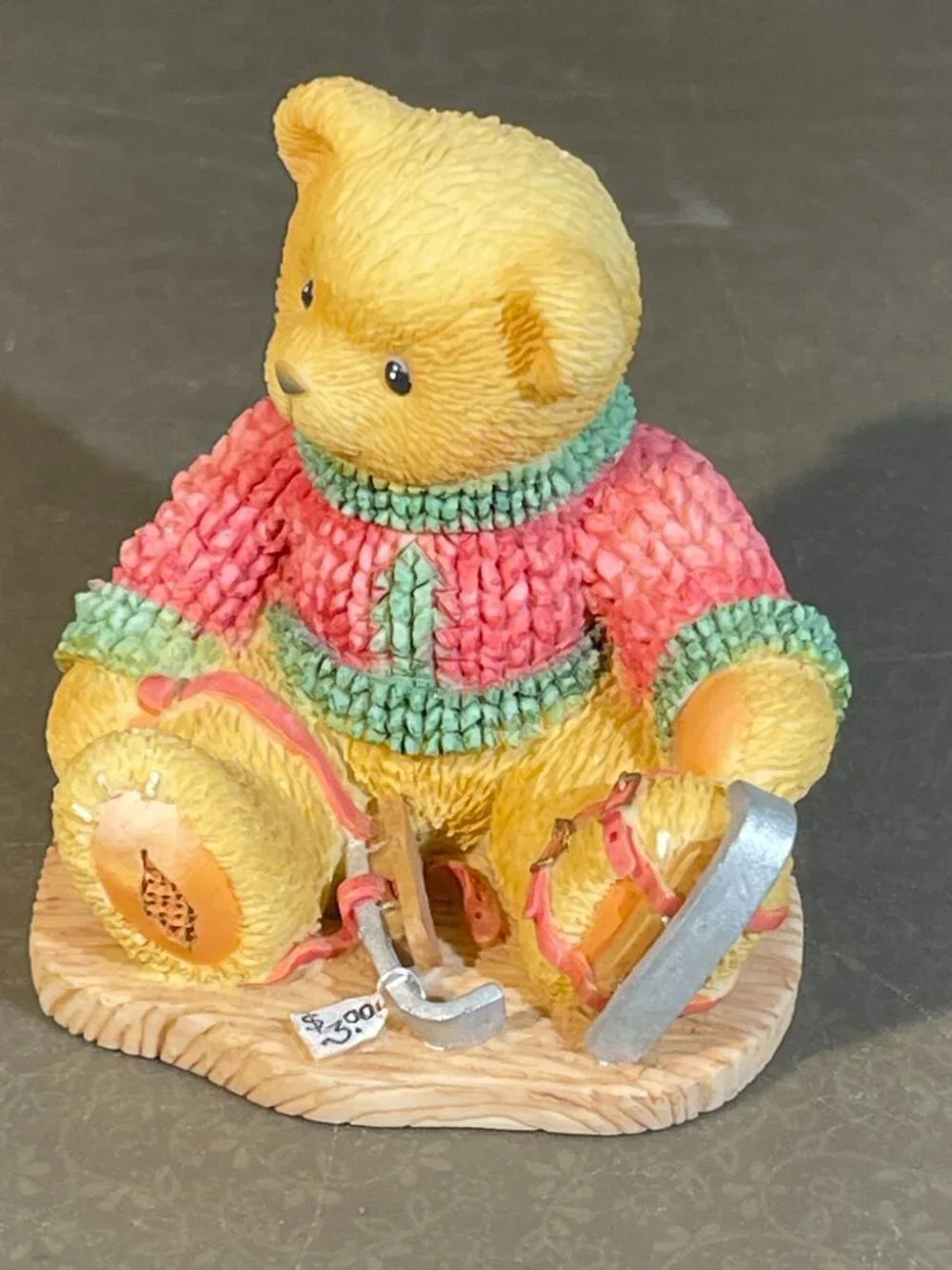 Cherished Teddies Jerome 1999 Avon Exclusive Numbered Christmas Skates (818)
